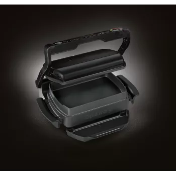 Contactgrill Tefal GC7148 — 2000 W, roestvrijstalen behuizing, rechthoekig, instelbare thermostaat, grilloppervlak, 365×365×175 mm