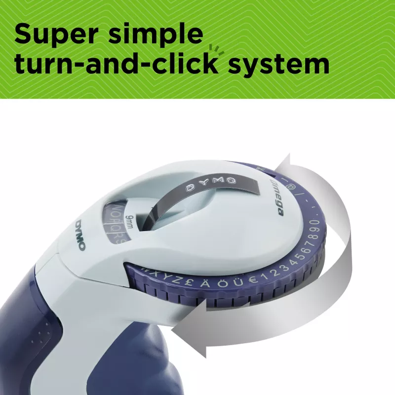 Dymo Omega embosser labelmaker, 9 mm