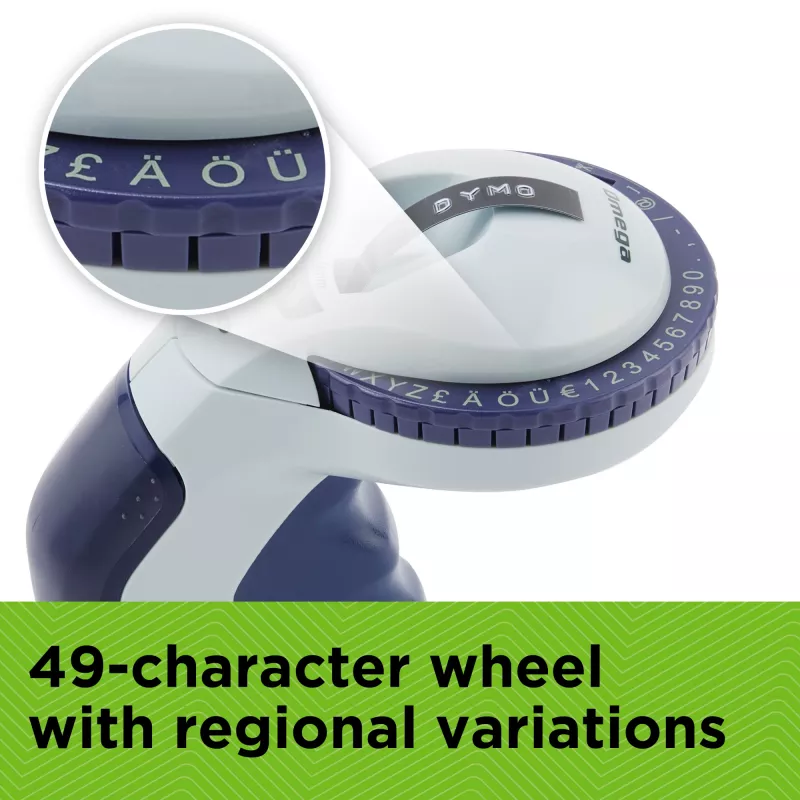 Dymo Omega embosser labelmaker, 9 mm