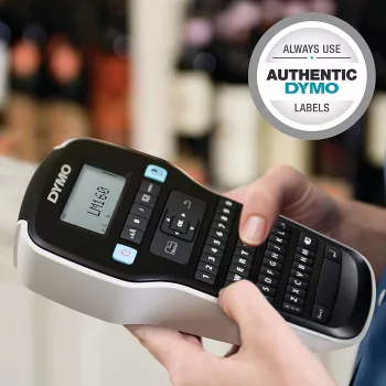 DYMO LabelManager ™ 160 QWERTZ, QWERTZ, D1, thermotransfer, 180 x 180 DPI, 12 mm/s, zwart, zilver