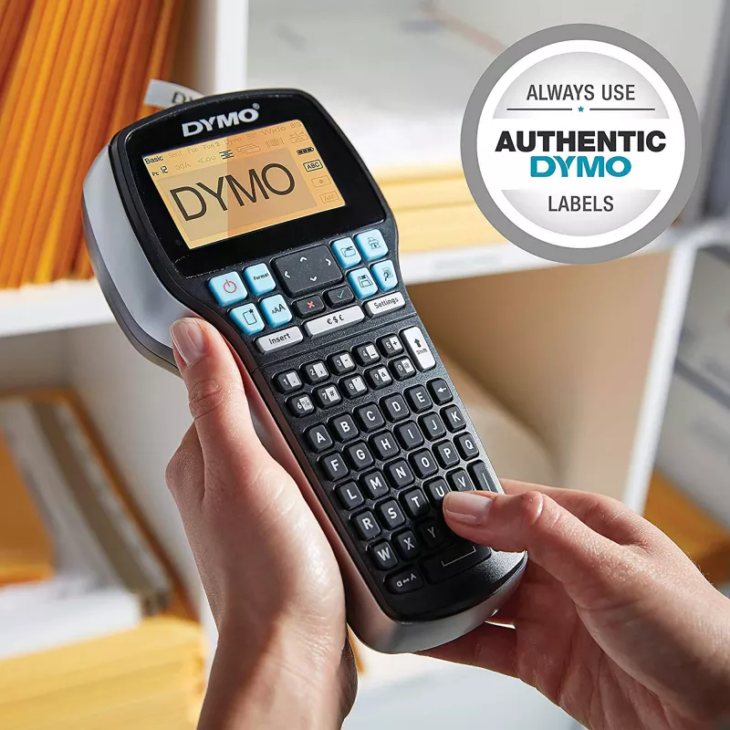 DYMO LabelManager 420P labelprinter | krachtige, oplaadbare draagbare labelprinter | computeraansluiting | printen van barcodes, logo's en grafieken
