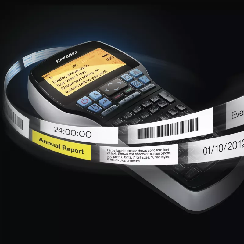 DYMO LabelManager 420P labelprinter | krachtige, oplaadbare draagbare labelprinter | computeraansluiting | printen van barcodes, logo's en grafieken