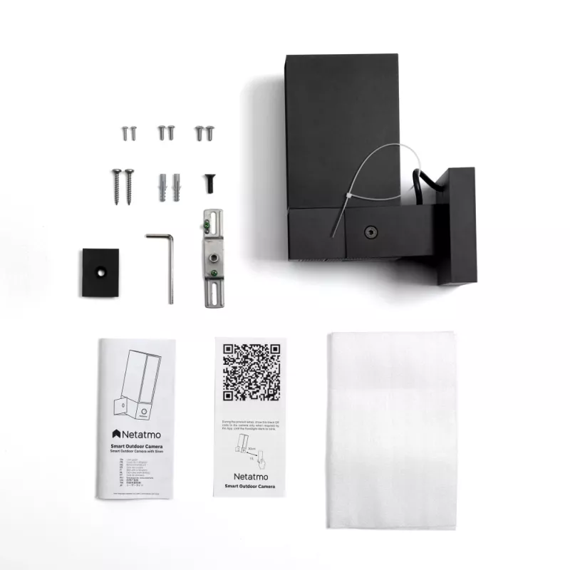 Netatmo Presence Box IP-beveiligingscamera buiten 1920 x 1080 pixel wand