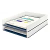 Leitz briefbak WOW Dual Colour, kunststof, metallic, wit, A4, 267 mm, 336 mm, 49 mm