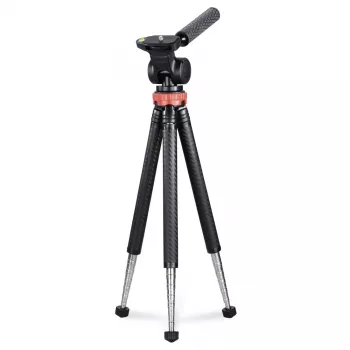 Hama Traveller Pro statief smartphone/actioncam 3 poten zwart, rood