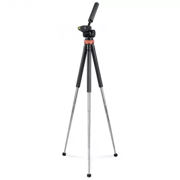 Hama Traveller Pro statief smartphone/actioncam 3 poten zwart, rood