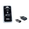 Conceptronic DONN04G USB-C naar USB A/MicroB OTG-adapter 2-pack, 10Gbps (C-A), 480Mbps (C-MicroUSB)
