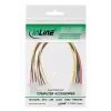 InLine interne stroom-Y-kabel 1x 5,25 inch Molex / 2x 5,25 inch Molex 0,20 m