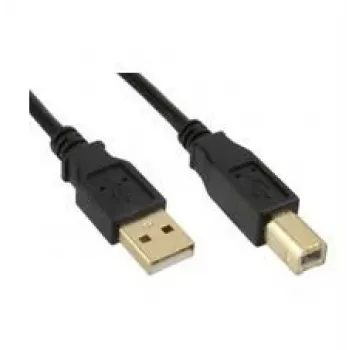 Microconnect USBAB5G USB-kabel USB 2.0 5 m USB A USB B zwart