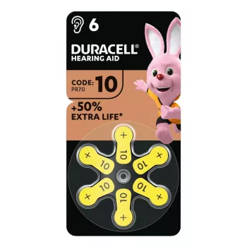 Zink-luchtknoopcel Duracell 1,45 V model 397888 (type 10)