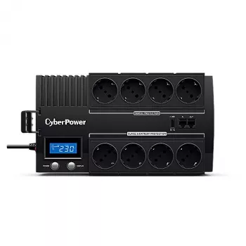 CyberPower BR1200ELCD noodstroomvoorziening (UPS) line-interactive 1,2 kVA 720 W 8 AC-uitgangen