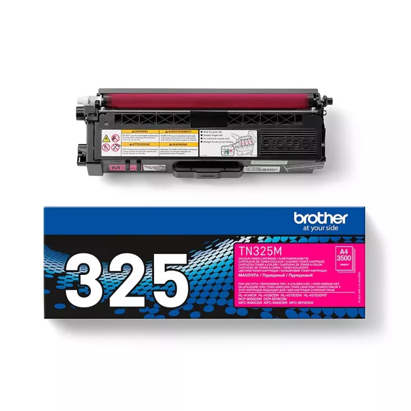 Brother TN-325M tonercartridge, magenta, 3500 pagina's