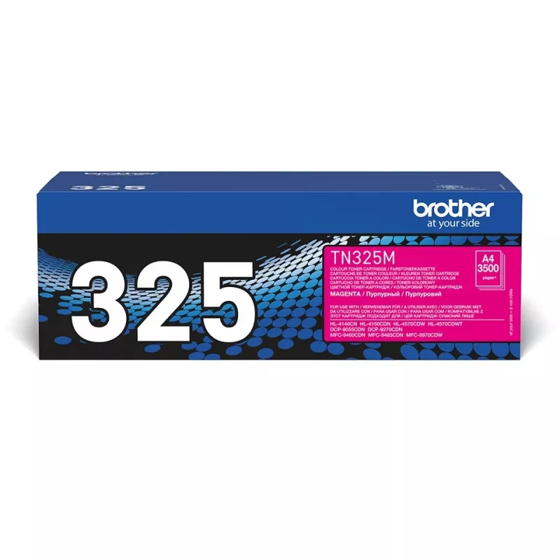 Brother TN-325M tonercartridge, magenta, 3500 pagina's