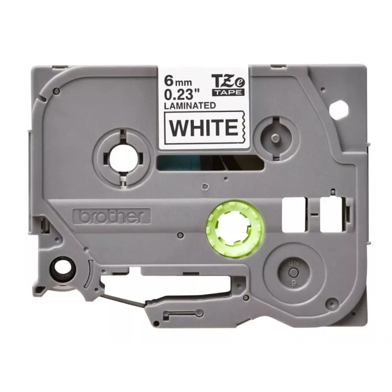 Labeltape Brother TZe-211 zwart op wit