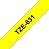 Labelband Brother TZe-631 (TZe) 12 mm x 8 m, zwart op geel
