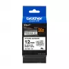 Plakband Brother TZeS231 zwart op wit 1,2 cm 8 m