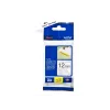 Plakband Brother TZeS231 zwart op wit 1,2 cm 8 m