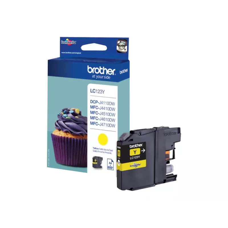 Inktpatroon Brother LC123Y geel