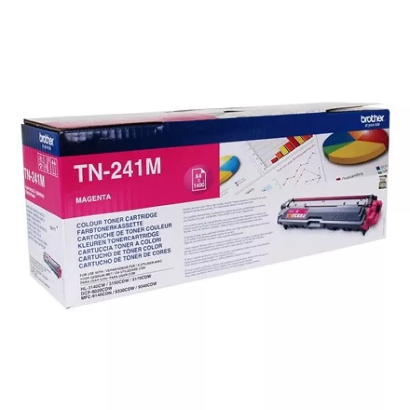 Brother TN-241M tonercartridge, magenta, 1400 pagina's