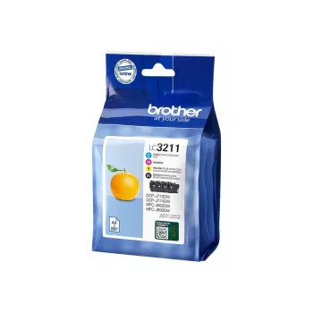 Cartridge Brother LC3211VALDR Zwart Cyaan Magenta Geel