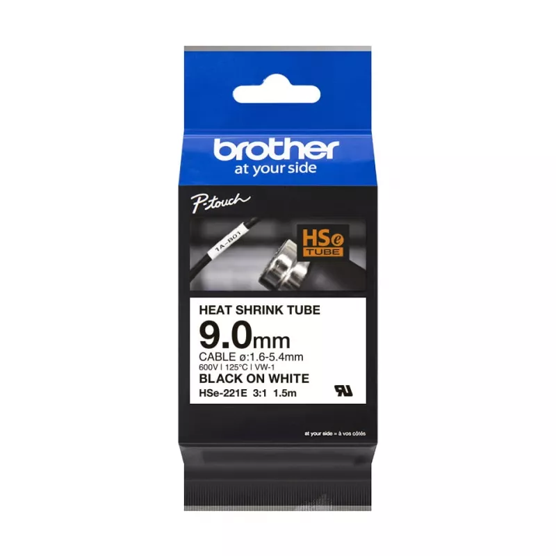 Krimpkous Brother HSE-221E Zwart Wit 150 cm