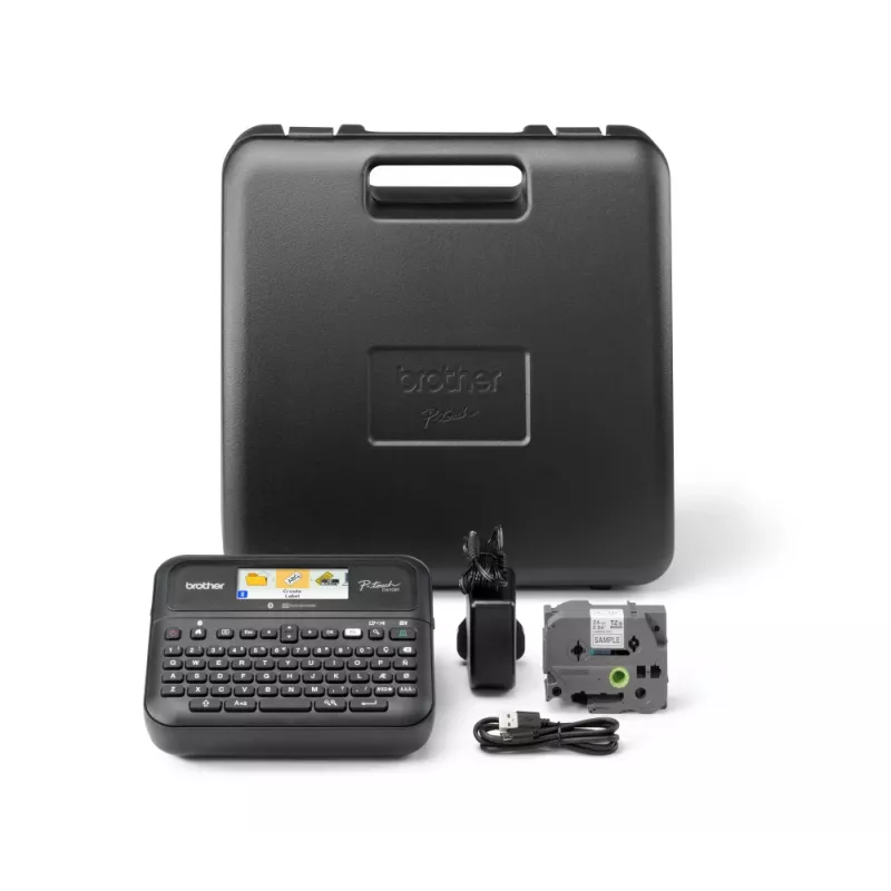 PT-D610BT | Mono | Thermo | Labelprinter | Zwart