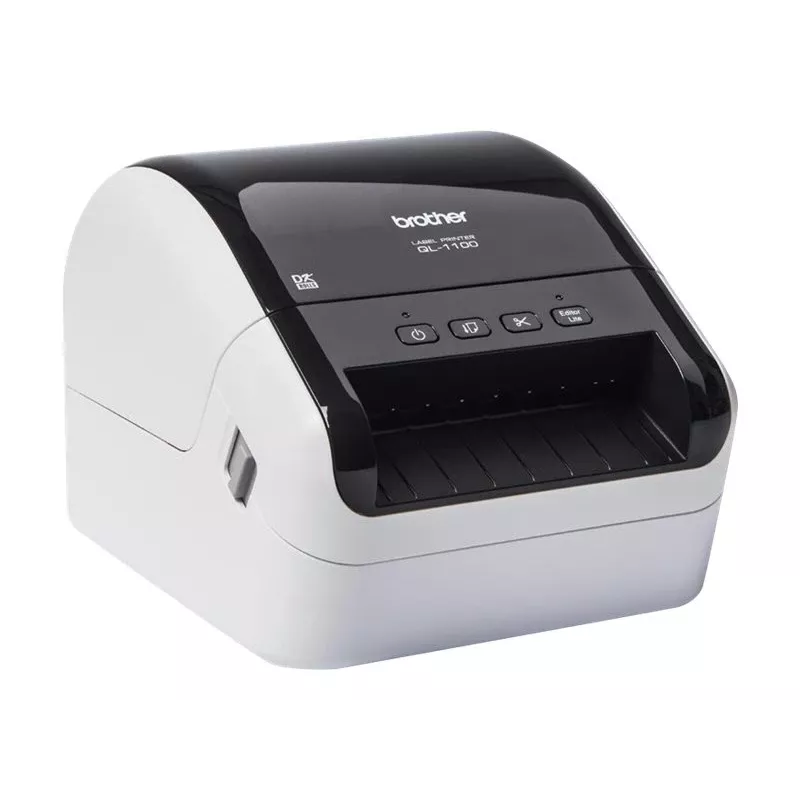Labelprinter Brother QL-1100 Direct thermisch 300 x 300 DPI 110 mm/sec. Bedraad DK