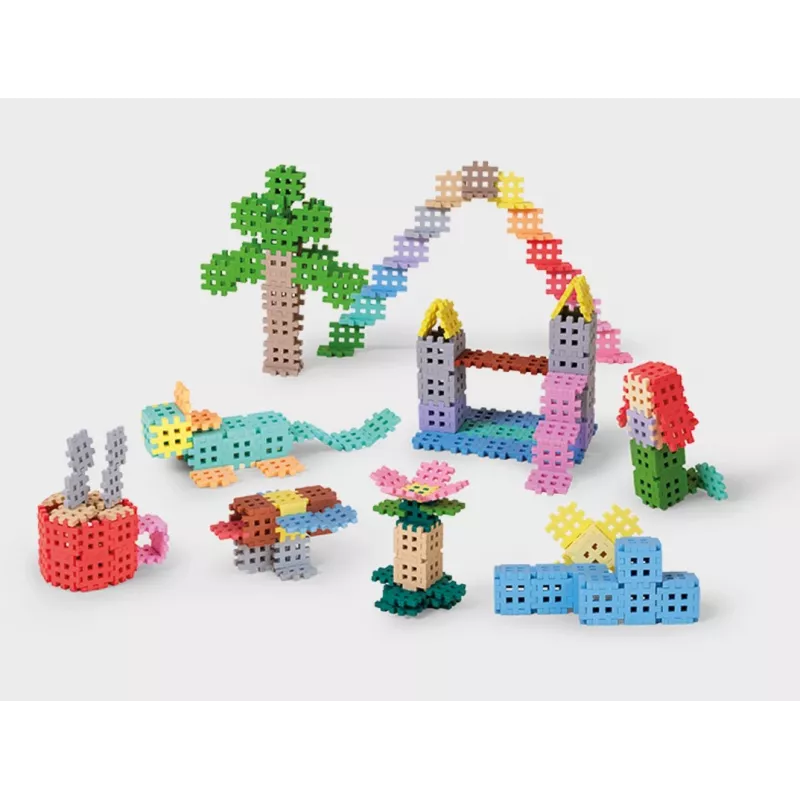 Constructieblokken Marioinex Waffle Blocks mini pastel 500-delige set