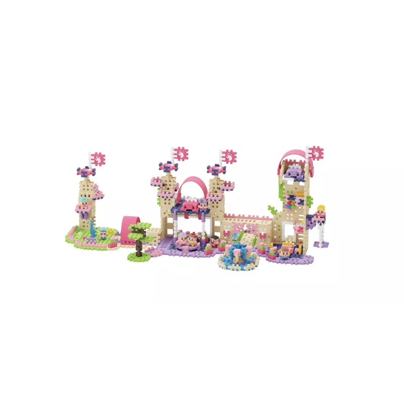 Speelgoedbouwset Marioinex Waffle Mini Blocks Princess — 280 delen, meerkleurig, doos, leeftijd 6+