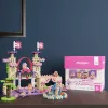 Speelgoedbouwset Marioinex Waffle Mini Blocks Princess — 280 delen, meerkleurig, doos, leeftijd 6+