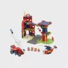 Speelgoedbouwset Marioinex Waffle Blocks brandweerkazerne 280 delen, model 906279