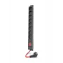ACAR S8 Zwart 8 stopcontacten 230 V 3m