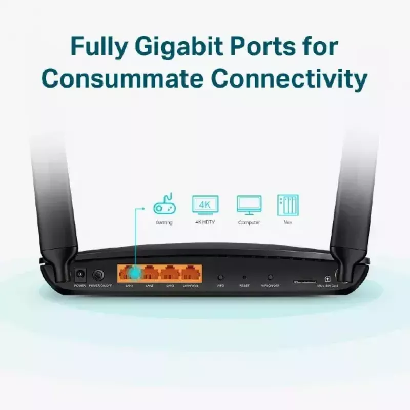 TP-LINK 4G+ LTE-router Archer MR600