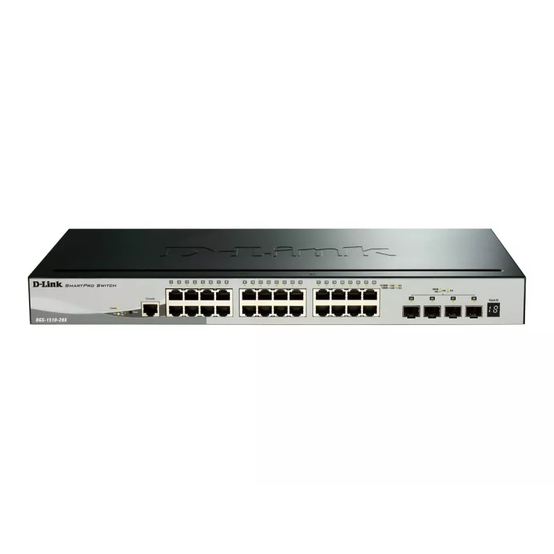 D-Link DGS-1510 Managed L3 Gigabit Ethernet (10/100/1000) zwart