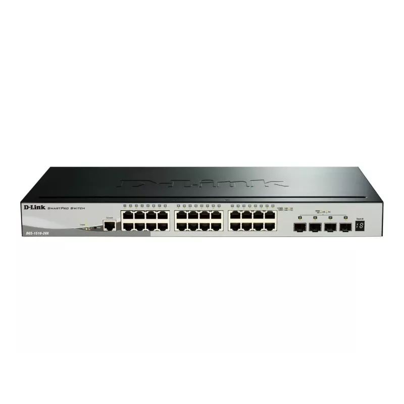 D-Link DGS-1510 Managed L3 Gigabit Ethernet (10/100/1000) zwart