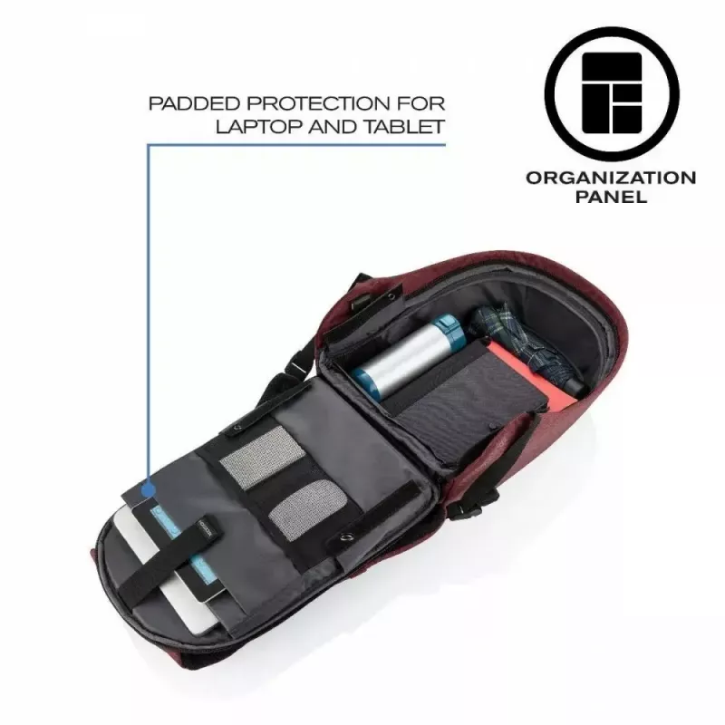 Rugzak XDDESIGN Bobby Hero Small — diefstalwerende waterafstotende alledaagse rugzak, compact formaat