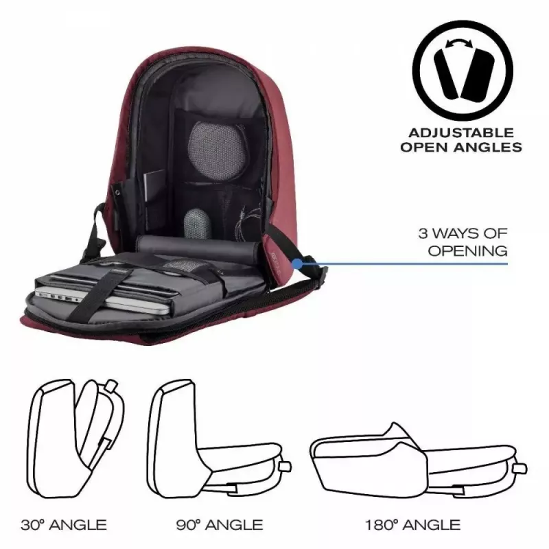 Rugzak XDDESIGN Bobby Hero Small — diefstalwerende waterafstotende alledaagse rugzak, compact formaat