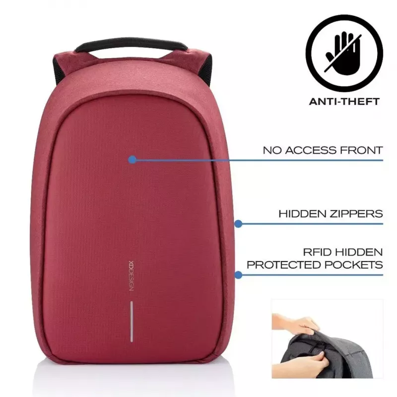 Rugzak XDDESIGN Bobby Hero Small — diefstalwerende waterafstotende alledaagse rugzak, compact formaat