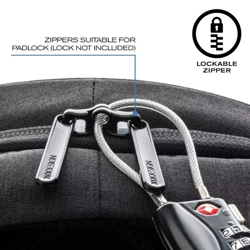 Rugzak XDDESIGN Bobby Hero Small — diefstalwerende waterafstotende alledaagse rugzak, compact formaat