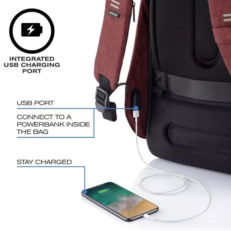 Rugzak XDDESIGN Bobby Hero Small — diefstalwerende waterafstotende alledaagse rugzak, compact formaat