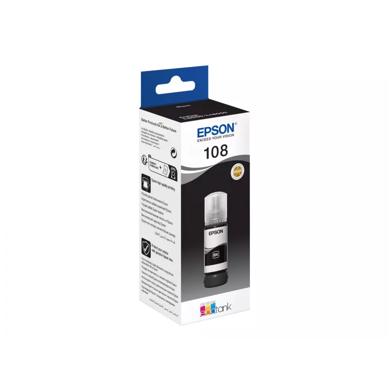 EPSON 108 EcoTank zwarte inktfles