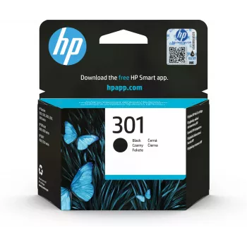 HP 301 originele inktcartridge zwart standaardcapaciteit 3 ml
