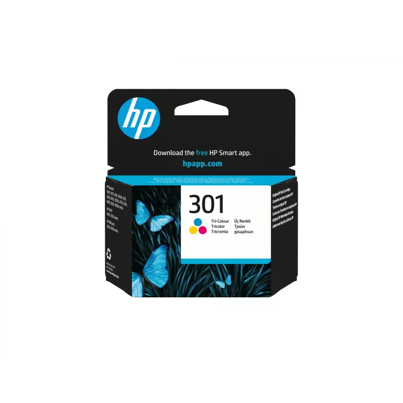 HP 301 originele inktcartridge, 3 kleuren