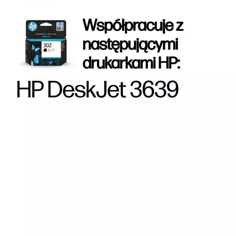 HP 302 zwart originele inktcartridge