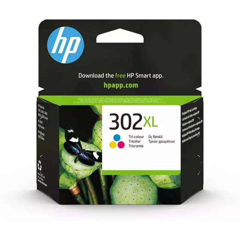 HP 302XL High Yield driekleur originele inktcartridge