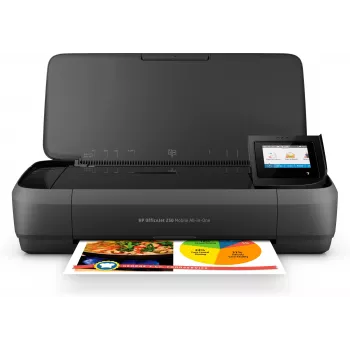 HP Officejet 250 Mobile All-in-One MFP kleureninkjetprinter A4 8 pagina's/min. kopiëren 10 pagina's/min. printen 50 vel USB Wi-Fi