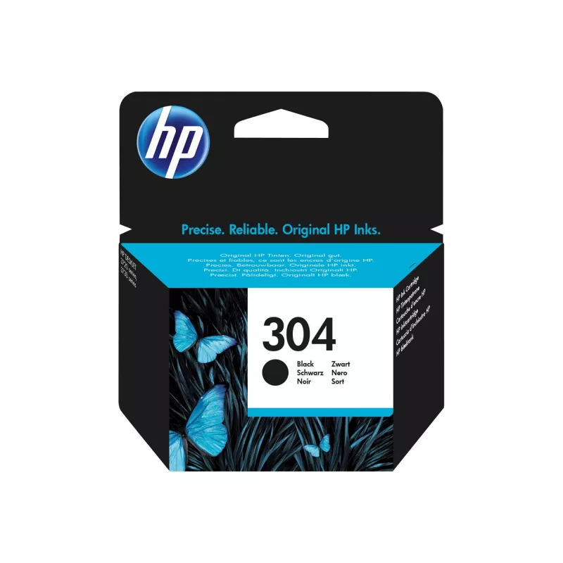 HP 304 inktcartridge zwart standaardcapaciteit 120 pagina's 1-pack