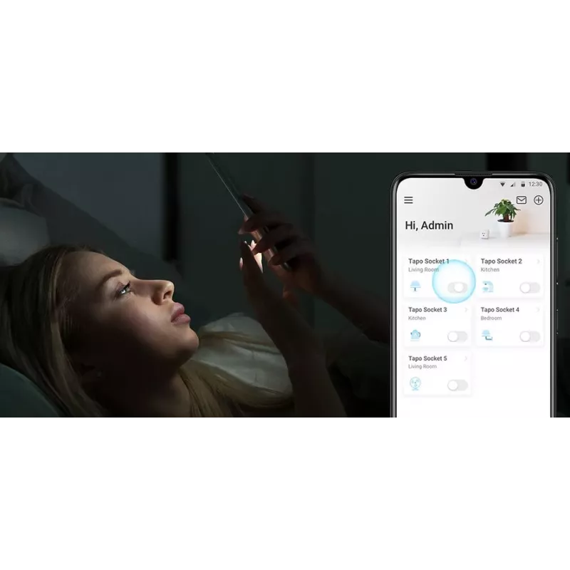 Tapo P100 V2 - slimme stekker - mini - draadloos - 802.11b/g/n, Bluetooth 4.2 - 2