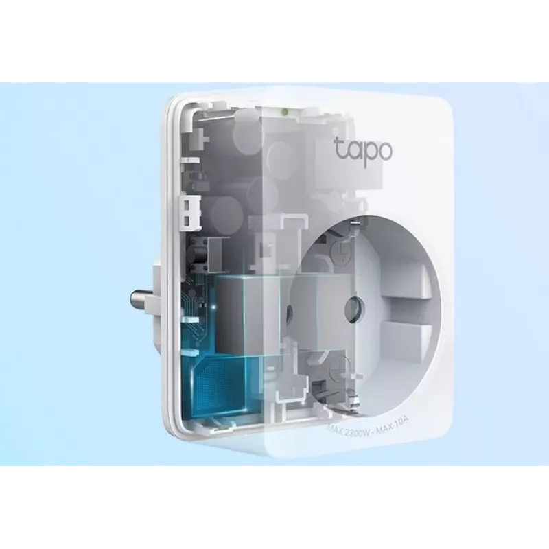 Tapo P100 V2 - slimme stekker - mini - draadloos - 802.11b/g/n, Bluetooth 4.2 - 2