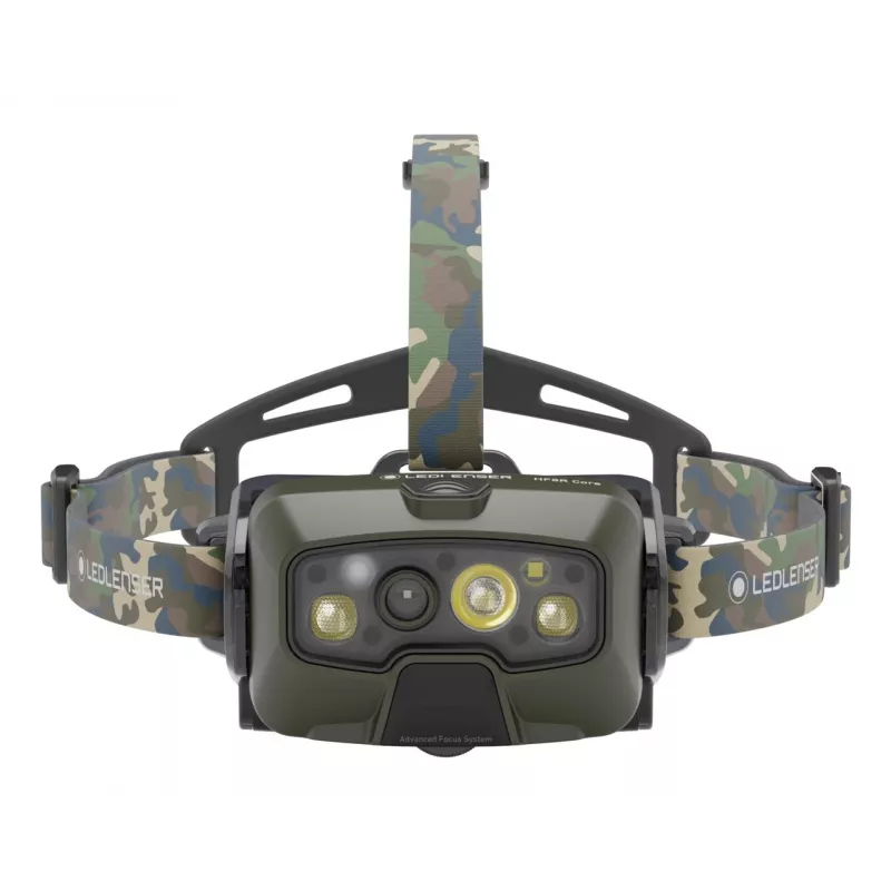 Ledlenser HF8R Core RGB Camouflage - Hoofdlamp LED zaklamp, groen